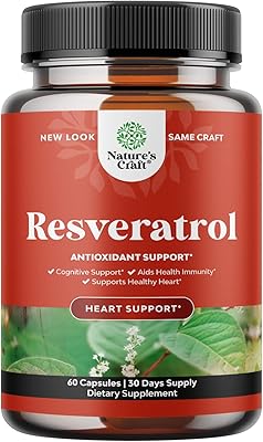 Supplément anti-âge trans-resvératrol - supplément naturel pour le soutien des articulations - capsules