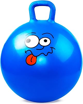 Balle rebondissante inpodack avec poignée pour enfants hippity hoop assis sur un saut