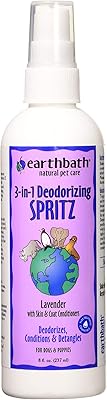 Spray hydratant désodorisant pour la peau et la fourrure earth bath lavande