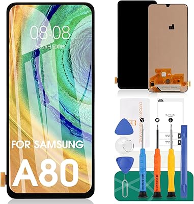 Pièce de rechange d'écran oled pour samsung galaxy a80 lcd sm-a805f