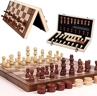 Jeux d'échecs amateurs en bois jeu de voyage de luxe unique pour adultes