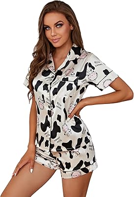 Ensemble pyjama deux pièces georglitter pour femme avec t-shirt et short