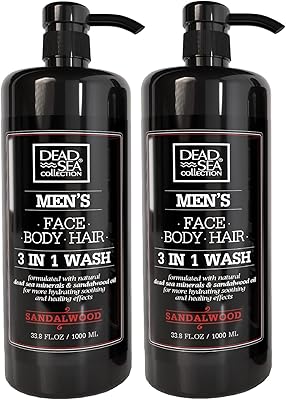 Nettoyant pour le corps au bois de santal de la collection dead sea