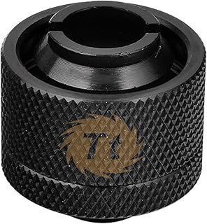 Raccords à compression thermaltake pacific diy lcs 1/2" x 3/4" od, noir, modèle