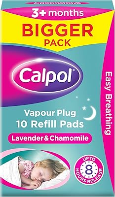 Tampons de recharge calpol vapor plug xl, 10 pièces (paquet de 1)