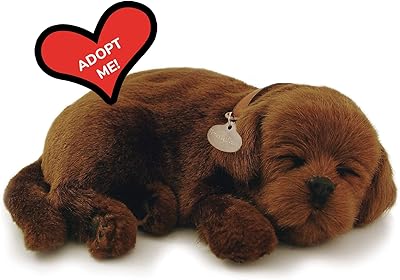Perfect petz - jouet interactif en peluche petz's chocolate lab, compagnon de chien réaliste et réaliste avec fausse fourrure 100 % faite à la main. Diaytar : Parce que vous méritez le meilleur sans vous ruiner