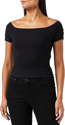 T-shirt côtelé à épaules dénudées pour femme. Diaytar Sénégal : Diversité produits, unité de prix bas