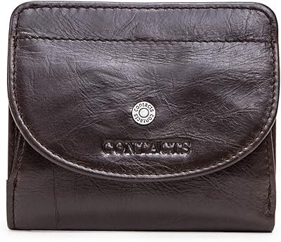 Hommes femmes porte-carte de crédit portefeuille court étanche portefeuille en cuir véritable portefeuille à deux volets poche à monnaie organisateur d'argent. Électroménager, mode, beauté... Diaytar a tout en stock