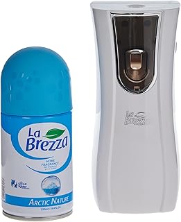 Spray rechargeable la brezza avec distributeur automatique, désodorisant domestique avec technologie anti-odeur 250