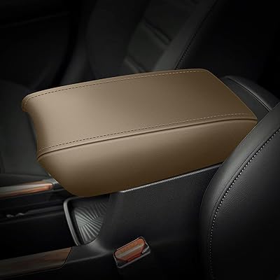 Omsazto honda cr-v housse de console centrale en simili cuir pour accoudoir