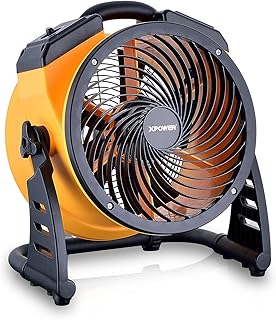 Souffleur d'air axial xpower fc-100 pour sécher les tapis et les sols
