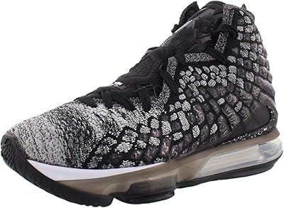 Chaussures de basket nike lebron 17 (m11.5/w13, noir/blanc/noir)