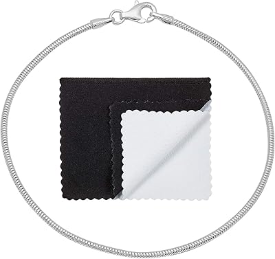 Collier ou bracelet en argent sterling 925 avec motif serpent circulaire
