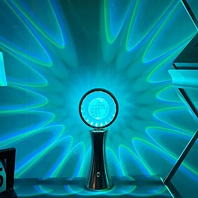 Lampe de table sans fil crystal world couleur et motifs