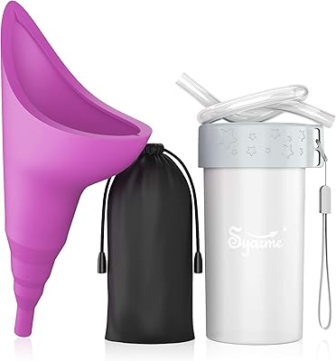 Appareil femelle entonnoir portable réutilisable avec tube d'extension petit rangement pliable adapté aux