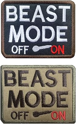 2 patchs tactiques de moral militaire à crochets et boucles pour sacs à