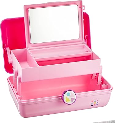 Trousse de maquillage caboodles pour femme, rose sur rose, standard, trousse de maquillage