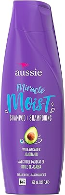 Aussie miracle moist shampooing à l'huile d'avocat et à l'huile de jojoba australienne