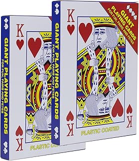 Jeu de cartes à jouer géant 5" x 7", jeu de cartes