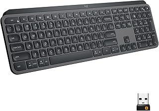 Clavier lumineux sans fil avancé mxkeys logitech bluetooth saisie réactive touches