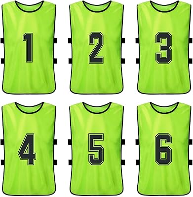 6 pièces maillots de football pour adultes maillot de football à séchage rapide