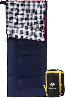 Sacs de couchage redcamp en flanelle de coton pour le camping, 3 saisons