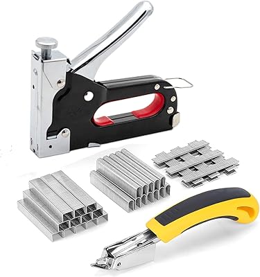 Pistolet agrafeuse robuste avec extracteur de goujons manuel 3 en 1