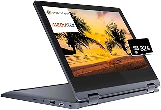 Lenovo flex 3 chromebook 2-en-1 116" ordinateur portable convertible à écran tactile hd