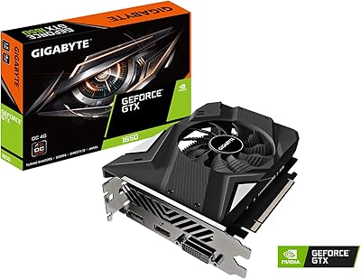 Carte graphique gigabyte geforce gtx 1650 d6 oc 4g compacte 170