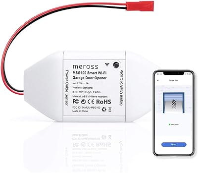 Télécommande d'ouvre-porte de garage wi-fi intelligent miros contrôle par application compatible avec alexa