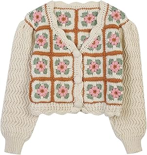 Hobiva blacksweater début de l'automne pulls faits à la main cardigan pour femmes