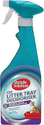 Désodorisant pour bac à litière pour chat simple solution - blanc, 500 ml