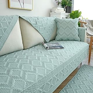 Housse de canapé matelassée sectionnelle, protection pour animaux de compagnie, couleur unie, antidérapante