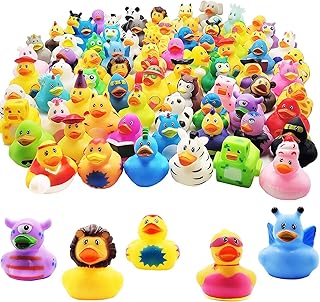 Jouets de canard en caoutchouc 20 pièces pour enfants, cadeaux de fête d'anniversaire