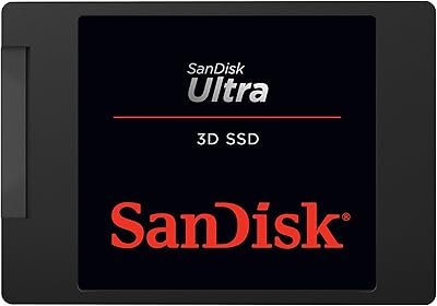 Ssd interne sandisk ultra 3d nand 500 go - modèle sdssdh3-500g-g25, noir