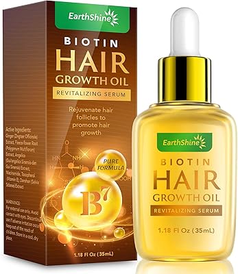 Sérum de croissance des cheveux l'huile de repousse à la biotine prévient chute