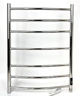 Porte-serviettes électrique serre sienne en acier inoxydable, hauteur 800 mm, largeur 600 mm