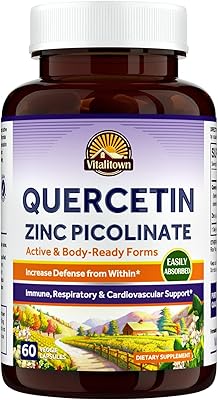 Quercétine vitaltown + picolinate de zinc actif et prêt pour le corps