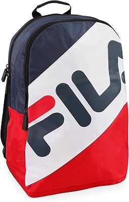 Sac à dos jude, bleu marine, blanc et rouge, taille unique, bleu marine