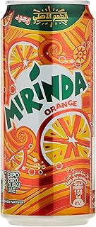 Canettes de boisson gazeuse à saveur d'orange mirinda, 8 x 295 ml