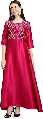 Peignoir kurta régulier en satin umanista pour femme