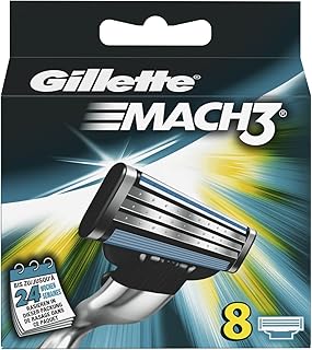 Lames de rasoir gillette mach 3, paquet de 8 ou 16