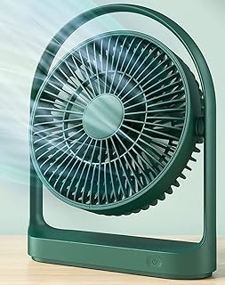 Ventilateur de bureau portable rechargeable de 4 000 mah alimenté par batterie