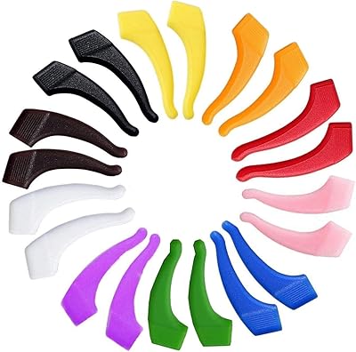 Lot de 10 paires de supports de crochets de lunettes de protection antidérapants