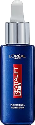 Sérum de nuit au rétinol pur l'oréal paris, sérum pour le visage revitalift
