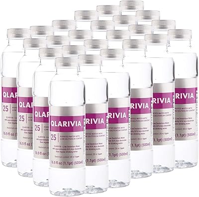 1 caisse qelavia 25 ppm (24 bouteilles d'eau égouttée)