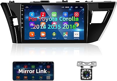 Autoradio android toyota corolla 2014-2016 avec gps, remodi 10 pouces écran tactile benz