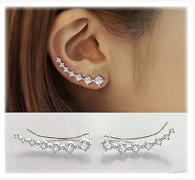 Ensemble de boucles d'oreilles en argent sterling 925 avec zircone cubique, plaqué or