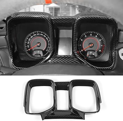 Cadre de tableau de bord sqqp en fibre de carbone pour chevrolet camaro