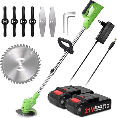 Tondeuse à gazon électrique à batterie lilistor au lithium-ion, coupe-herbe sans fil à